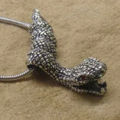 exklusive Schlange Schmuck Anhänger Silber exklusiv 925 Silber
