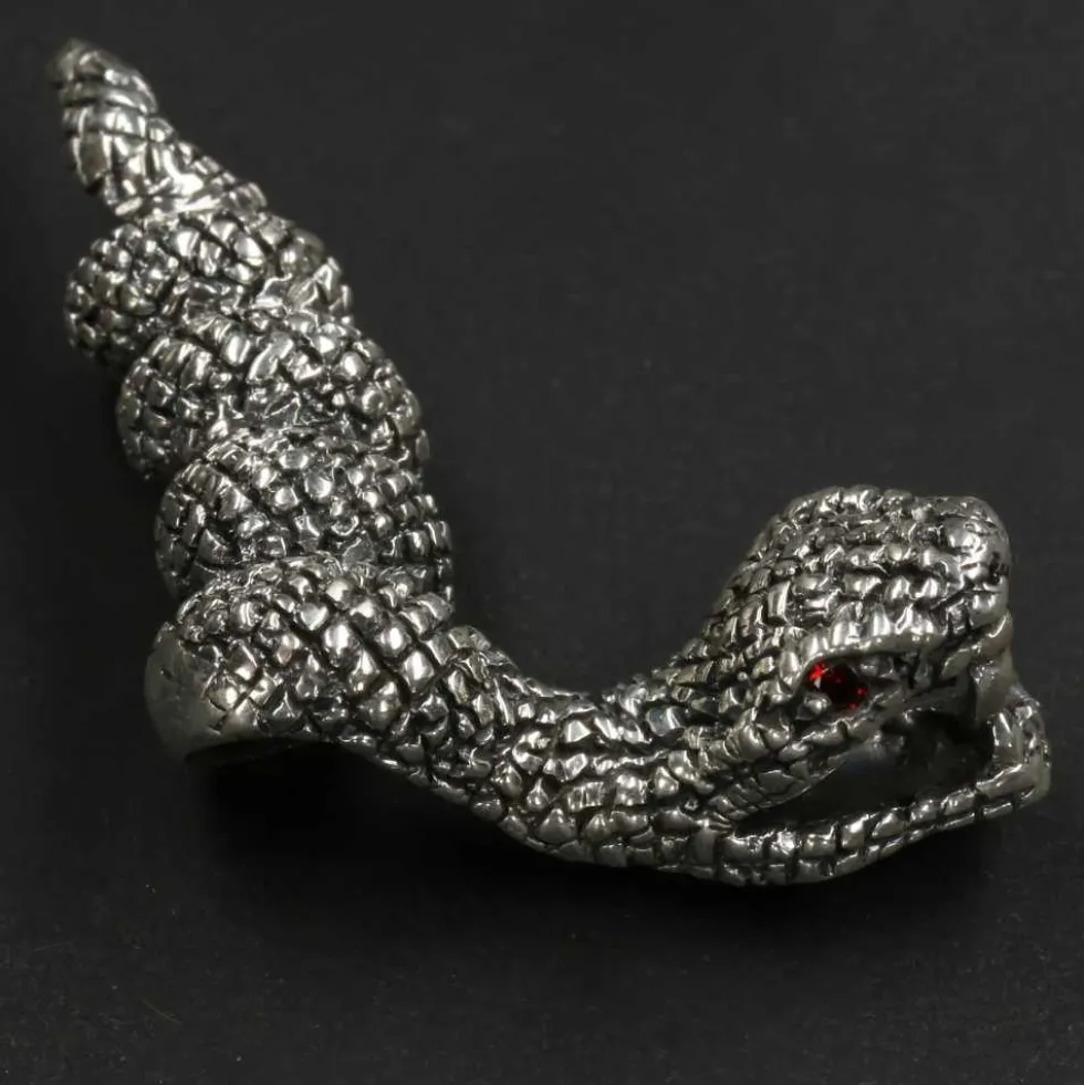 exklusive Schlange Schmuck Anhänger Silber exklusiv 925 Silber