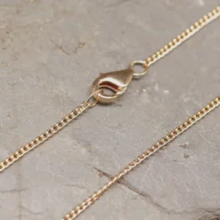 Feine Halskette Bronzefarben 1,5 mm Wikinger Kette