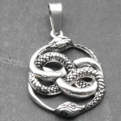 Feiner Auryn Edelstahl Anhänger Ø 1,8cm Schmuck unendliche Geschichte