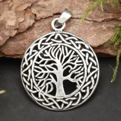 Feiner Lebensbaum keltischer Schmuck 925 Silber