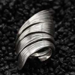 Feiner Ring ausgefallener Damen Ring Schmuck 925 Silber