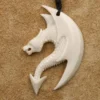 Feuerdrache Schmuck aus Knochen Kette