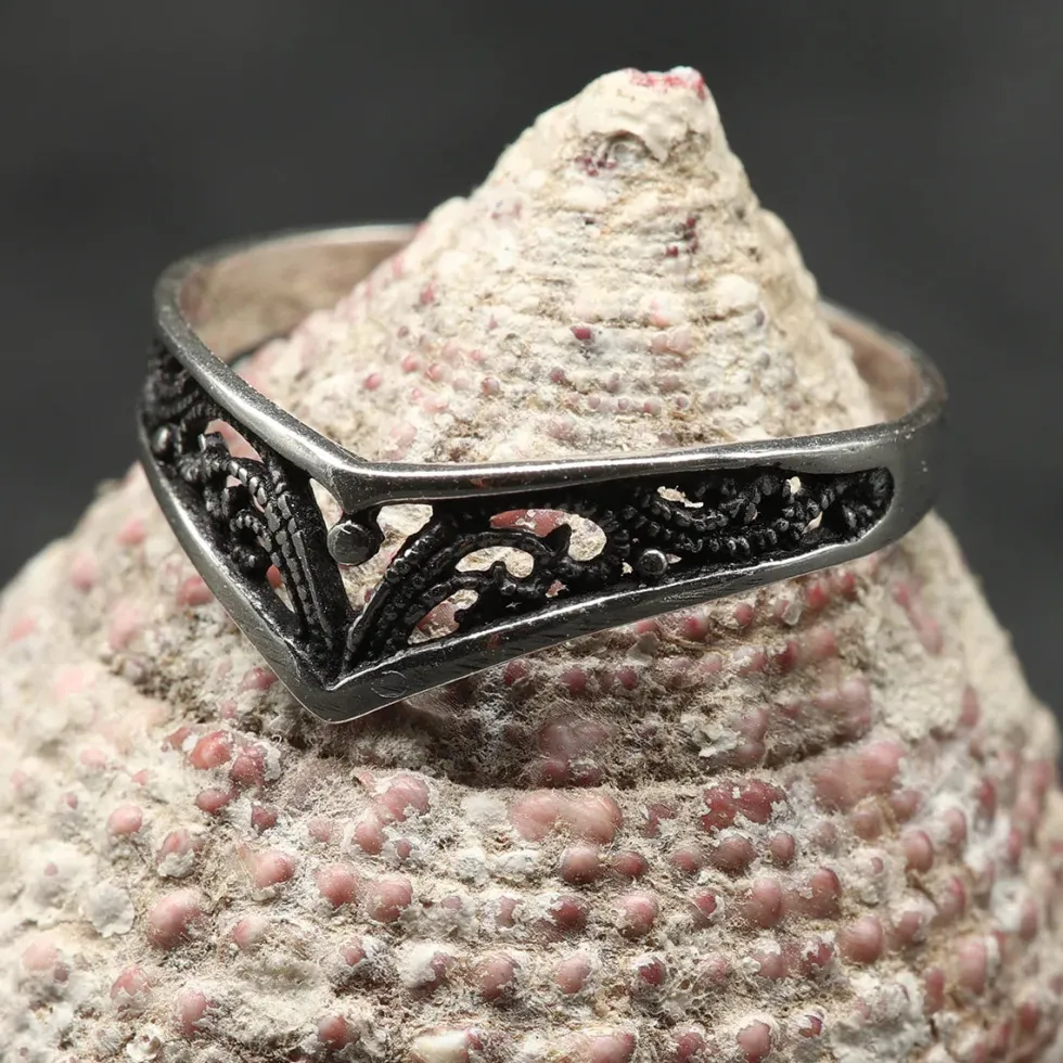 Filigran Ring Schmuck fein 925 Silber Damen Kinder Silberring