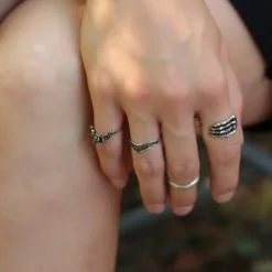 Filigran Ring Schmuck fein 925 Silber Damen Kinder Silberring