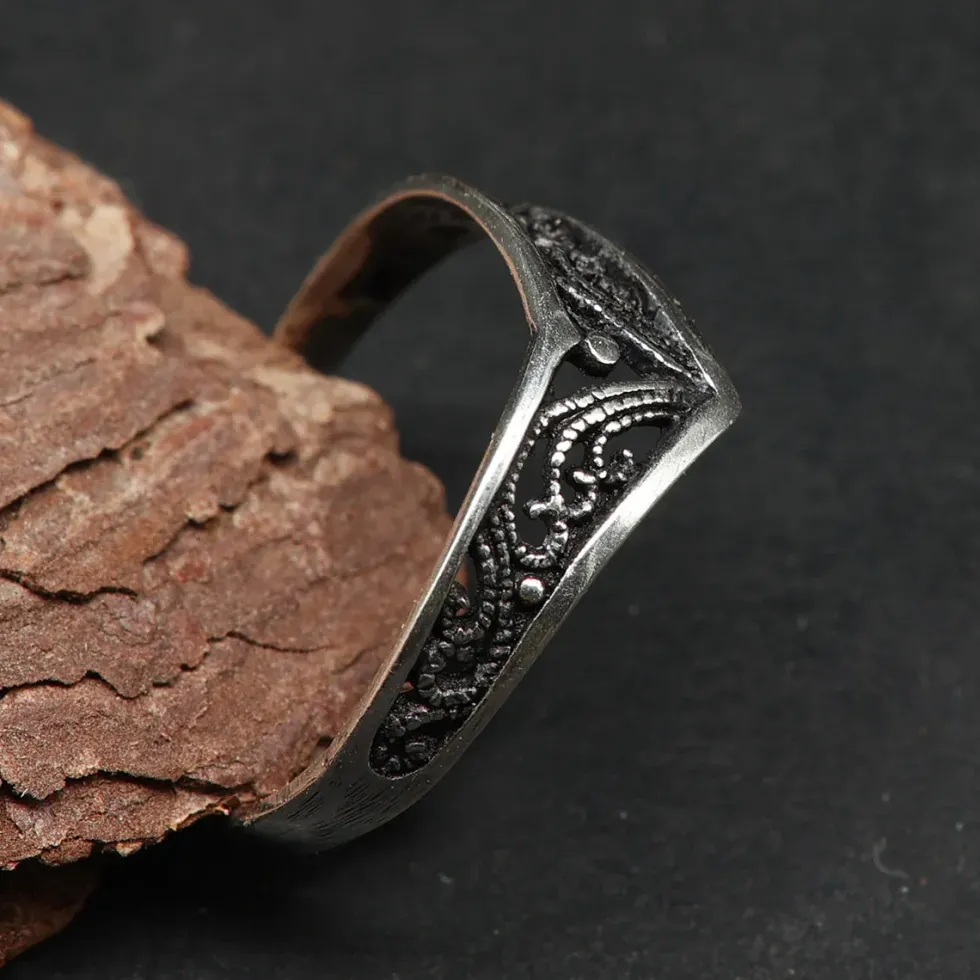 Filigran Ring Schmuck fein 925 Silber Damen Kinder Silberring