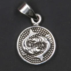 Fische Schmuck Astrologie Sternzeichen 925 Silber Anhänger Schmuck