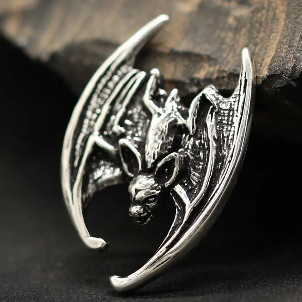 Fledermaus Ketten Anhänger 925 Silber