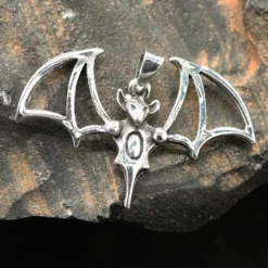 Fledermaus Schmuck Anhänger für Kette 925 Silber