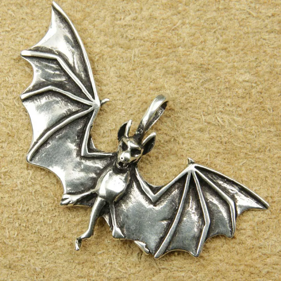 Fledermaus Schmuck Anhänger 925 Silber Kettenanhänger