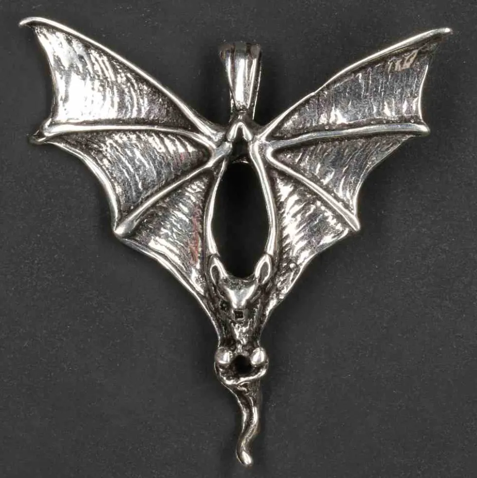 Fledermaus Schmuck Anhänger Silber Kettenanhänger 925 Silber