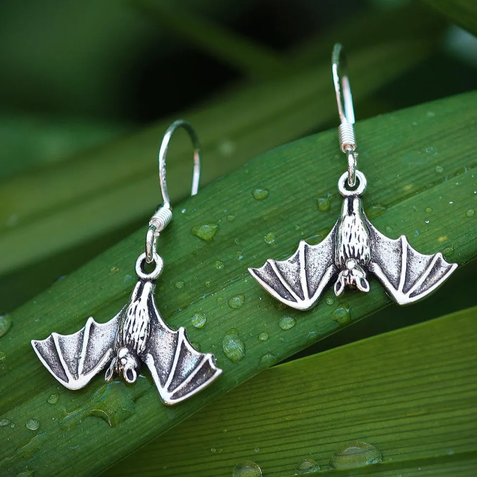 Fledermaus Schmuck Ohrhänger 925 Silber Paar