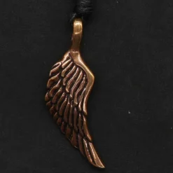 Flügel Anhänger Beschützer Schmuck Bronze Kette