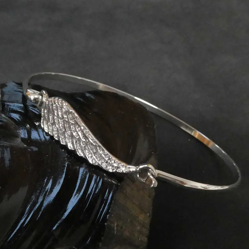Flügel Armspange Damen Armschmuck 925 Silber Armreif