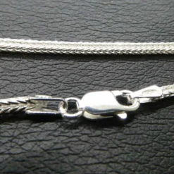 Fuchsschwanz Kette eckig 1,6mm 925 Silber Silberkette diverse Längen