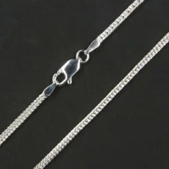 Fuchsschwanz Kette eckig 1,6mm 925 Silber Silberkette diverse Längen