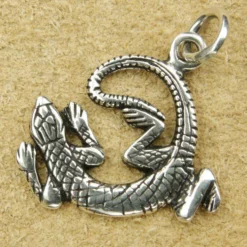 Gecko Schmuck Anhänger Echse Silberschmuck 925/000