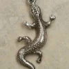 Gecko Schmuck Anhänger Filigrane Echse 925 Silber