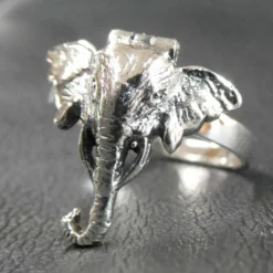 Giftring Elefant Ring mit Fach Silber Schmuck 925 Silber