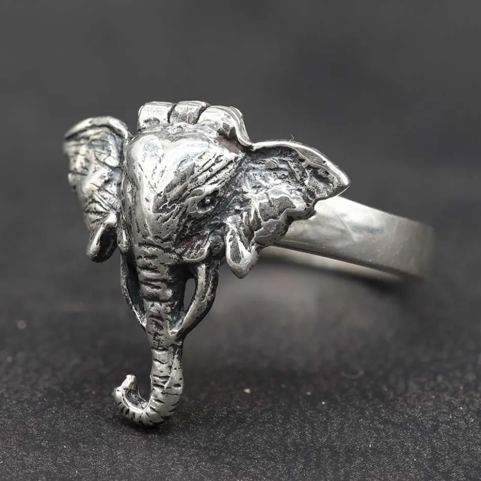 Giftring Elefant Ring mit Fach Silber Schmuck 925 Silber