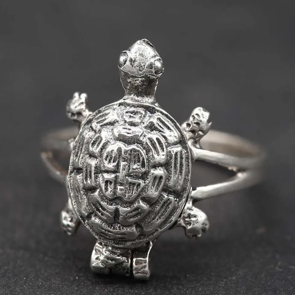 Giftring Schildkröte Schmuck Silber 925/000 Ring