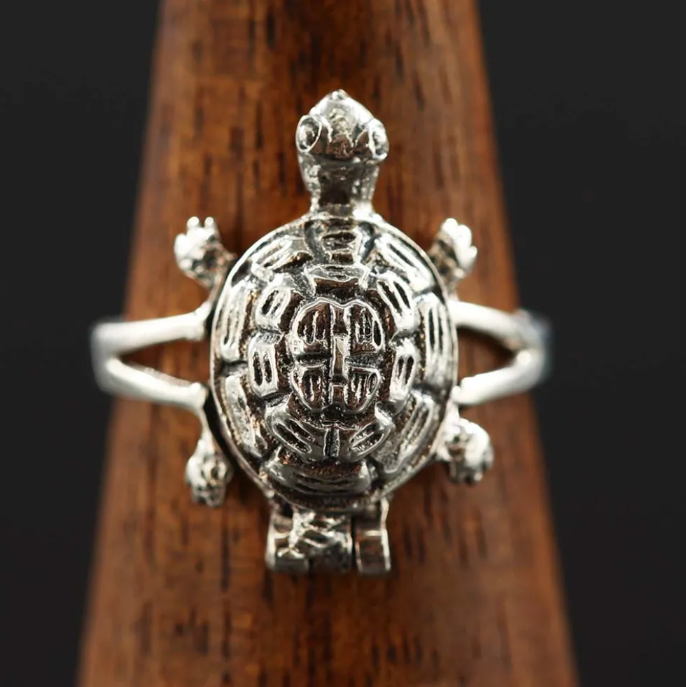 Giftring Schildkröte Schmuck Silber 925/000 Ring