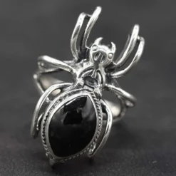 Giftring Spinne Ring mit Fach Silber 925/000 Schmuck