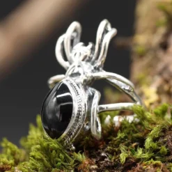 Giftring Spinne Ring mit Fach Silber 925/000 Schmuck