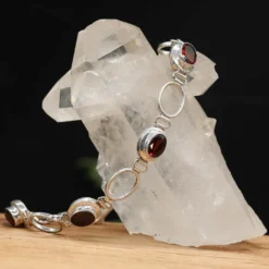Granat Armband 925 Silber Armschmuck