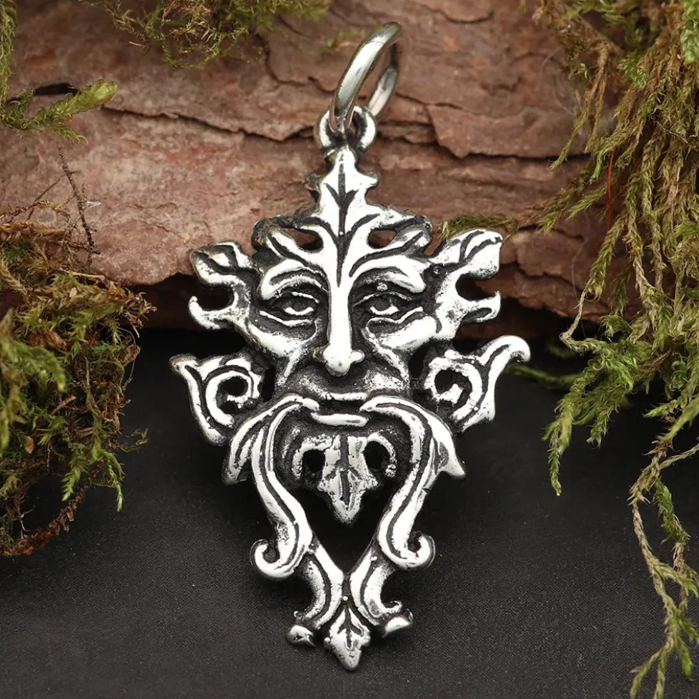 Greenman Schmuck Kettenanhänger Silberschmuck 925 Silber