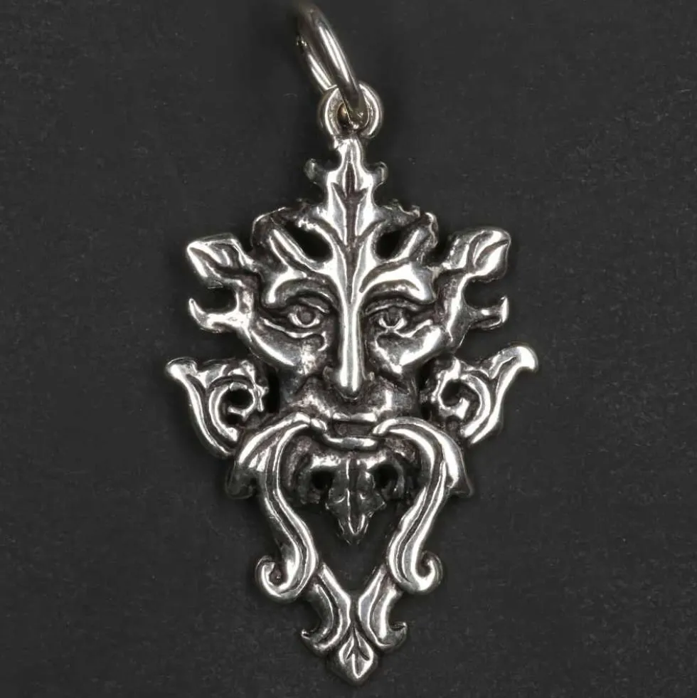 Greenman Schmuck Kettenanhänger Silberschmuck 925 Silber