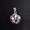 Große Rose Schmuck Kettenanhänger 925 Silber
