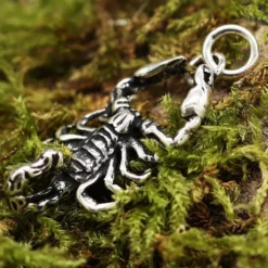Großer Skorpion 925 Silber Schmuck Anhänger Scorpion