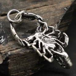 Großer Skorpion 925 Silber Schmuck Anhänger Scorpion