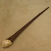 Haarstab Holz mit feiner Muschel Haarschmuck für Hochsteckfrisuren