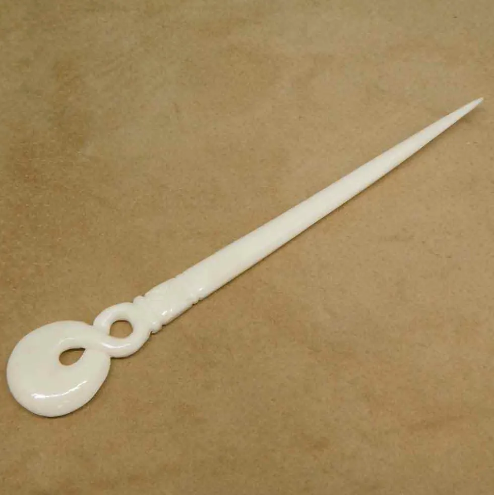 Haarstab Maori Double Knochen Haarschmuck