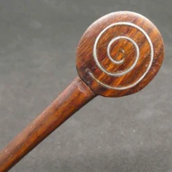 Haarstab mit Edelstahl verziert Spirale Haarschmuck für Hochsteckfrisuren