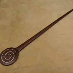 Haarstab mit Edelstahl verziert Spirale Haarschmuck für Hochsteckfrisuren