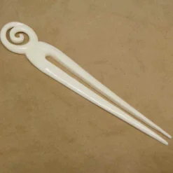 Haarstab Spirale Knochen Haarschmuck