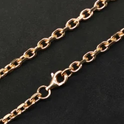 Halskette Wikinger Bronzefarben 4 mm hochwertige Kette