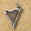 Harfe Schmuck Kettenanhänger 925 Silberschmuck