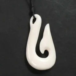 Hei Matau breit Anhänger Knochenschmuck Kettenanhänger