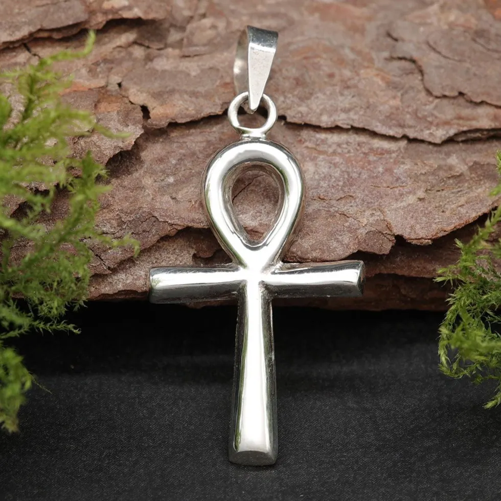 Henekelkreuz Schmuck Kettenanhänger 925 Silber Ankh