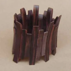Holzschmuck Armband Stäbe Ø 6cm Armschmuck