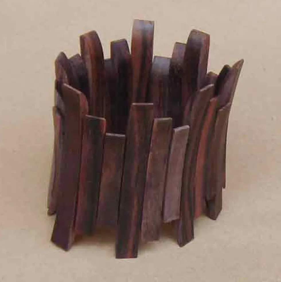Holzschmuck Armband Stäbe Ø 6cm Armschmuck