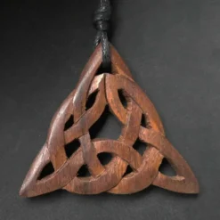 Holz Schmuck Triade keltischer Schmuck Anhänger