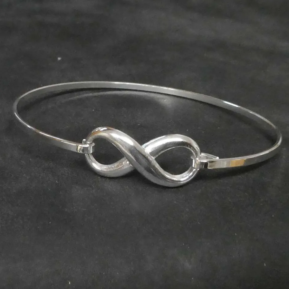 Infinity Armspange Damen Armschmuck 925 Silber Armreif