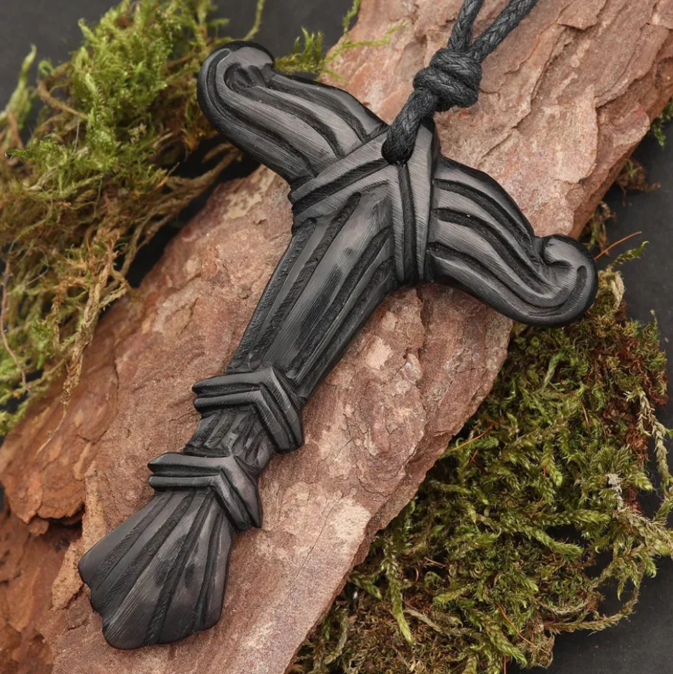 Irminsul Horn Schmuck Kettenanhänger 5,5cm