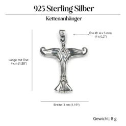 Irminsul Schmuck Anhänger aus Silber 925