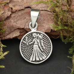 Jungfrau Schmuck Astrologie Sternzeichen 925 Silber Anhänger Schmuck